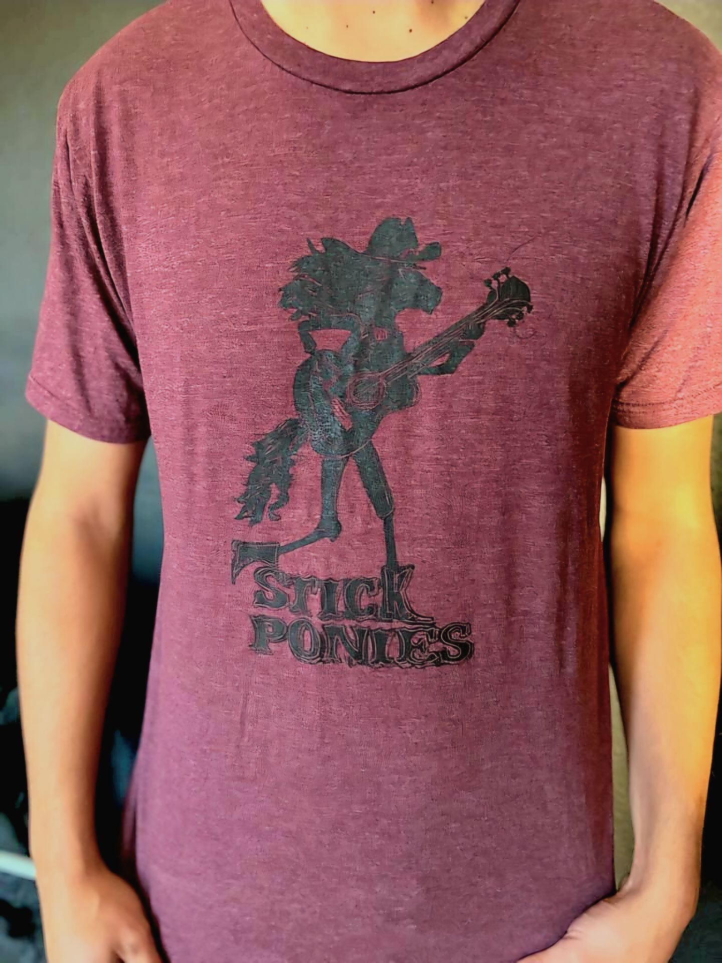 Dusty Crimson Cowpony T-Shirt